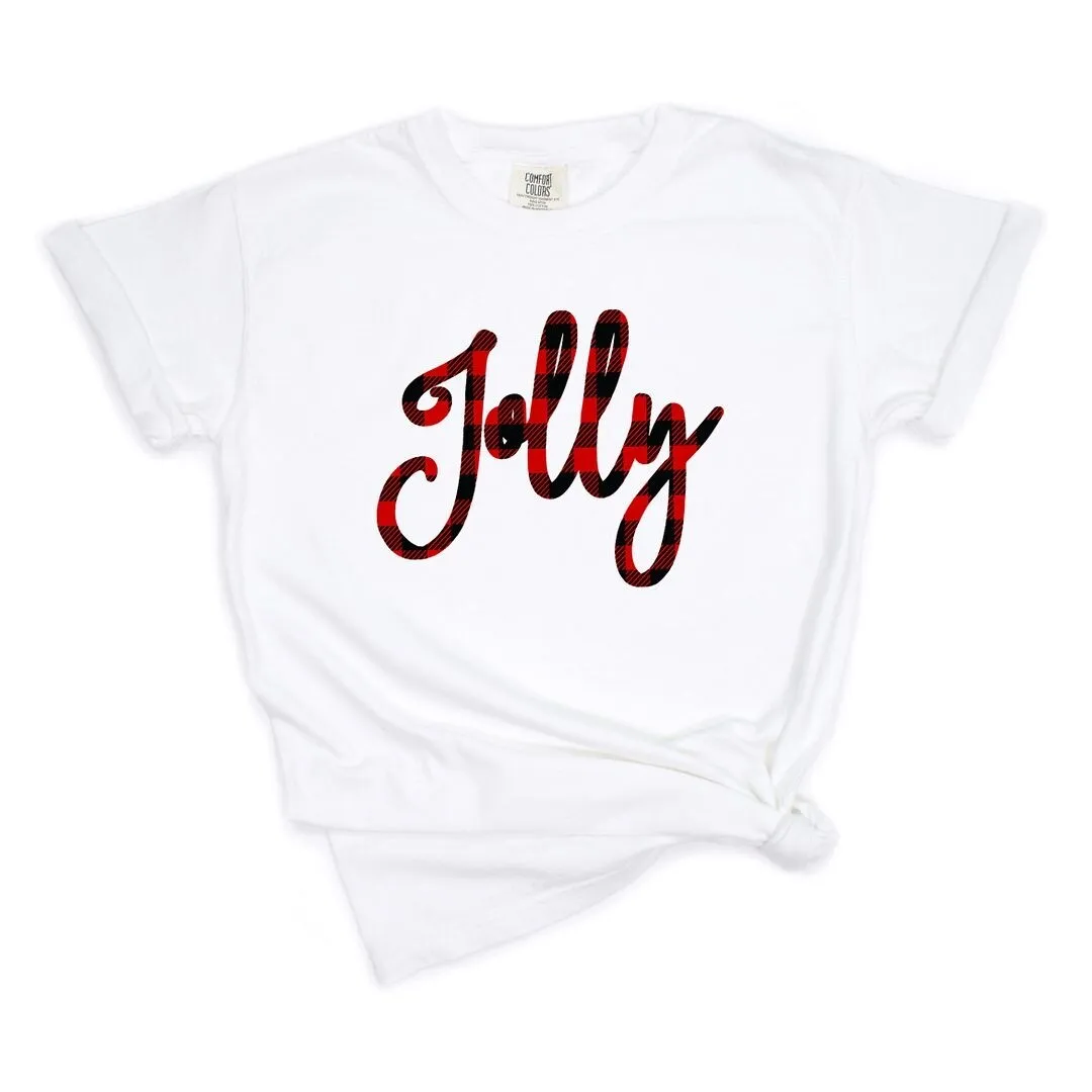 Jolly Plaid Garment Dyed Tee sold by Zulily product image thumbnail 2