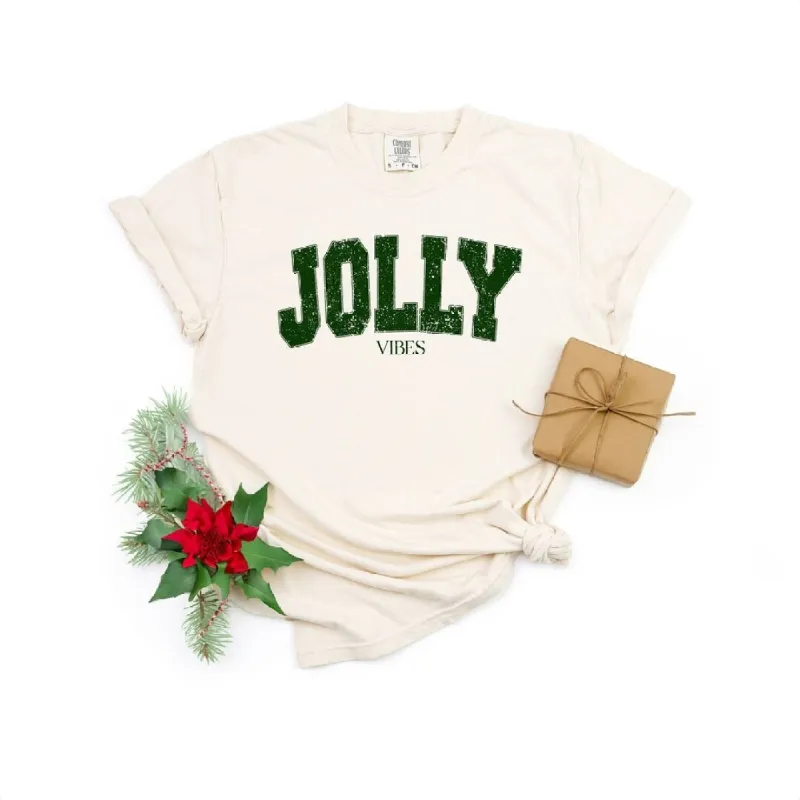 Jolly Vibes Grunge Garment Dyed Tee sold by Zulily