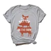 Life is Better on the Farm Colorful Short Sleeve Crewneck Tee sold by Zulily