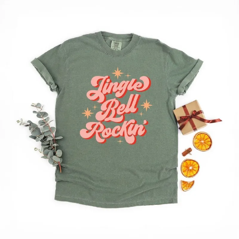 Jingle Bell Rockin' Garment Dyed Tee sold by Zulily