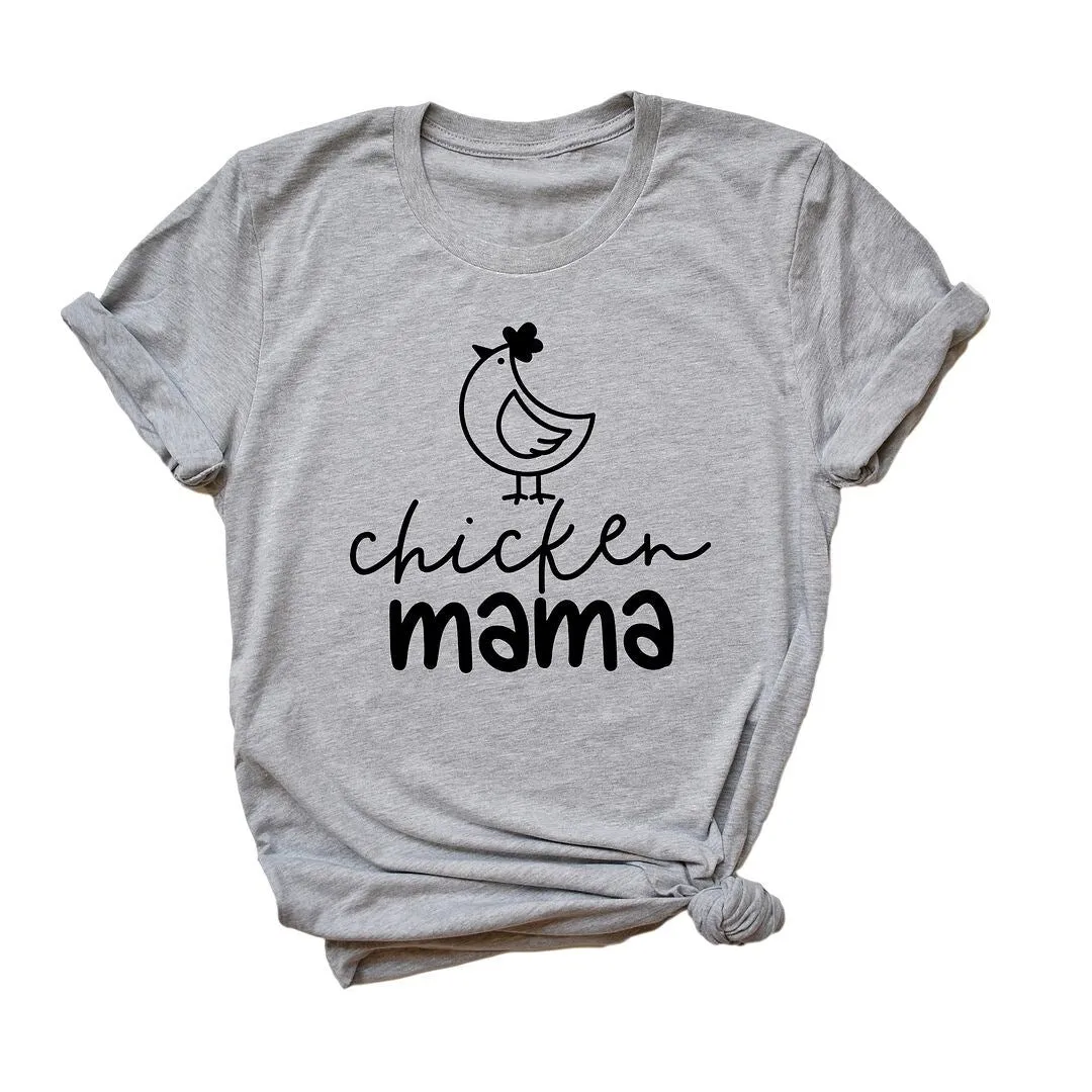 Chicken Mama Short Sleeve Crewnneck Tee sold by Zulily product image thumbnail 2