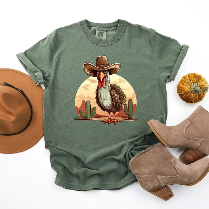 Turkey Bird Western Garment Dyed Tee sold by Zulily