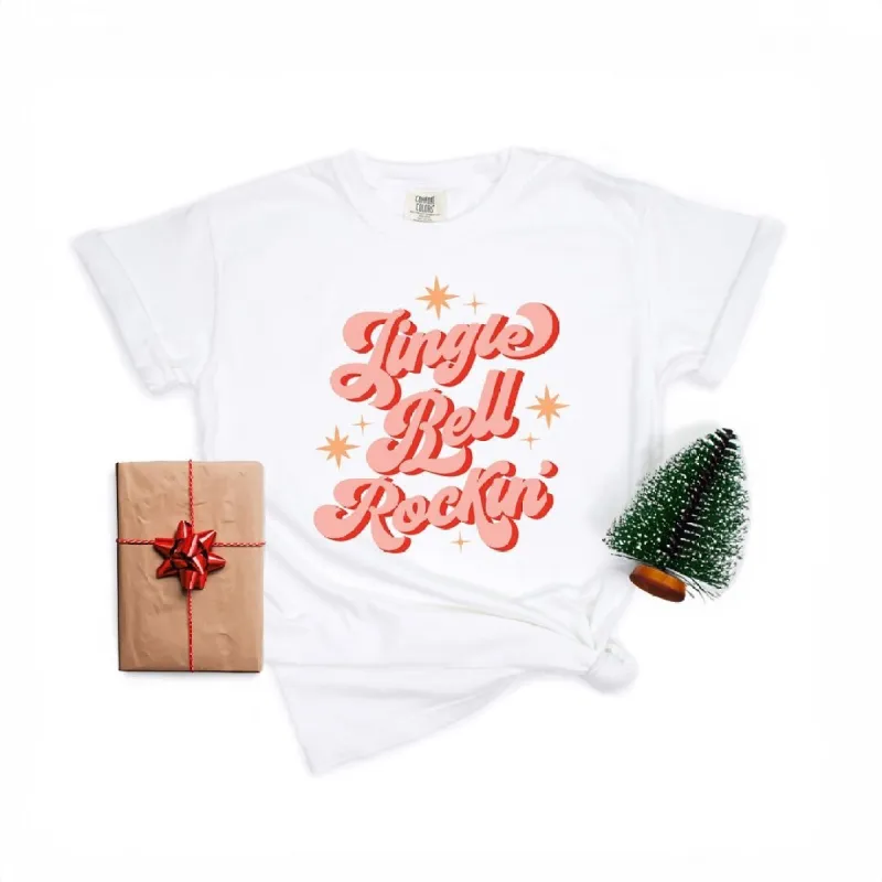 Jingle Bell Rockin' Garment Dyed Tee sold by Zulily