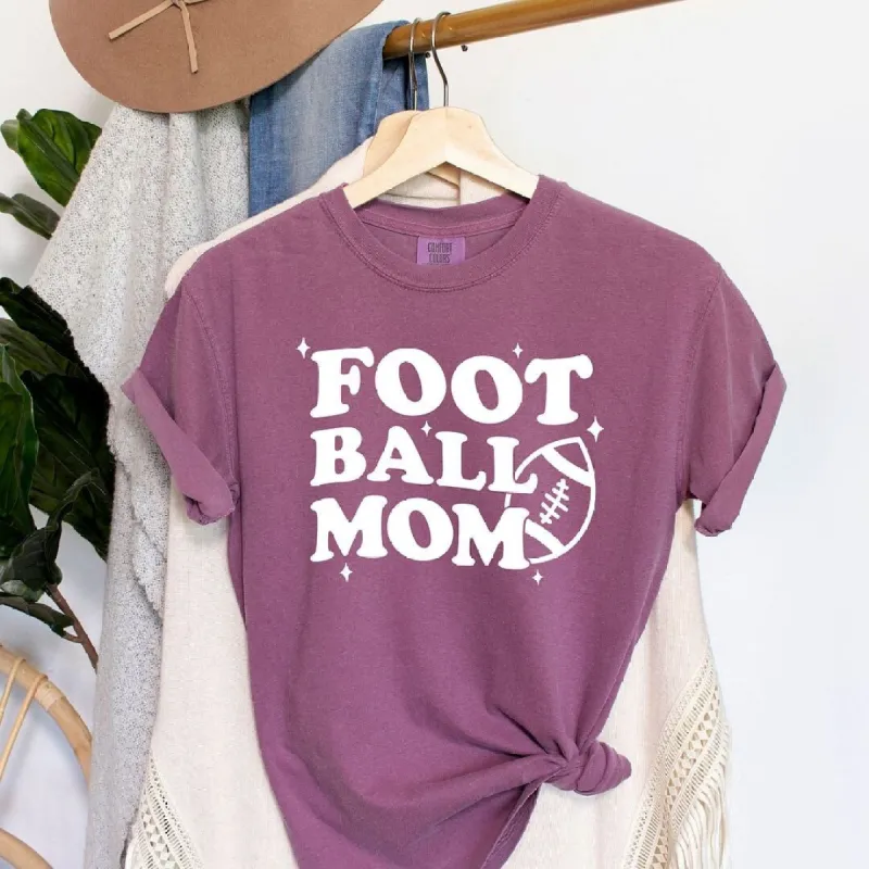 Football Mom Stars Garment Dyed Tee sold by Zulily