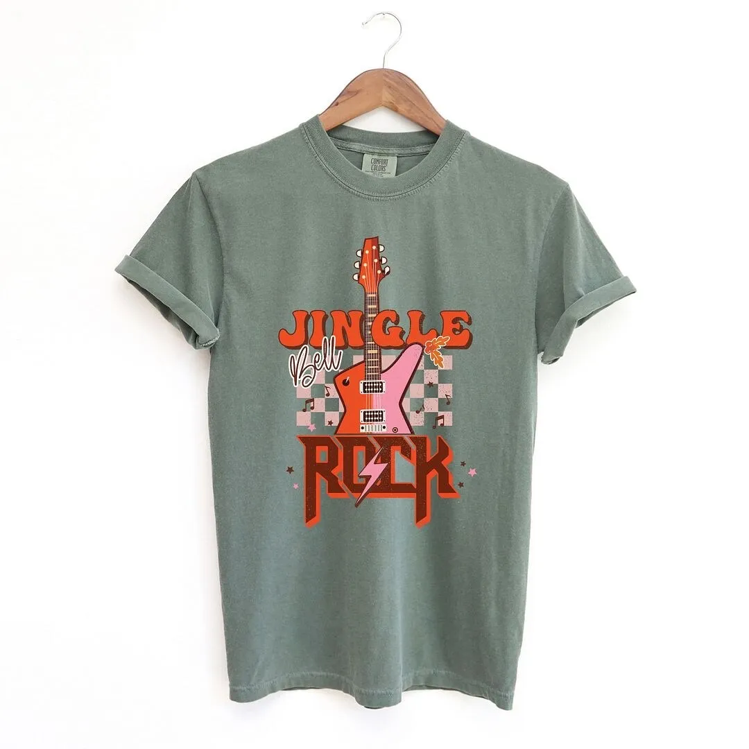 Jingle Bell Rock Checkered Garment Dyed Tee sold by Zulily product image thumbnail 4