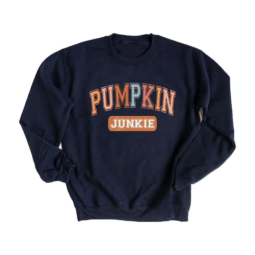 Varsity Pumpkin Junkie Sweatshirt sold by Zulily product image thumbnail 2