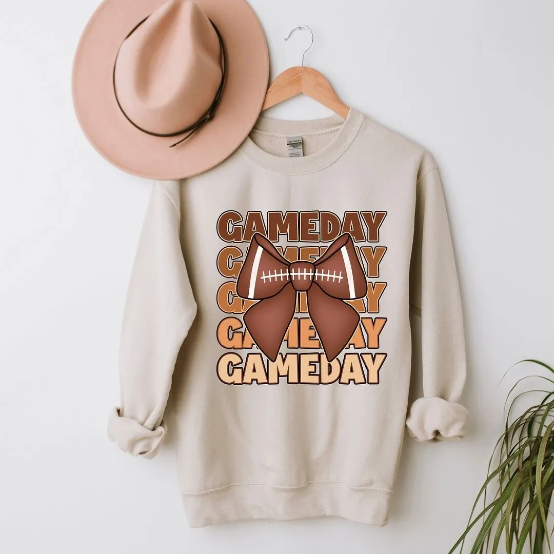 Coquette Football Game Day Sweatshirt sold by Zulily