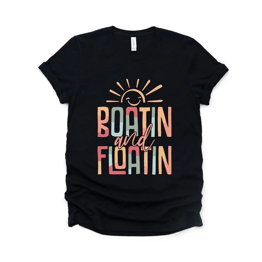 Boatin And Floatin Short Sleeve Crewnneck Tee sold by Zulily product image thumbnail 2