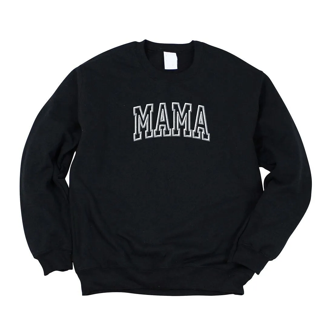 Embroidered Mama Arched Graphic Sweatshirt sold by Zulily product image thumbnail 3
