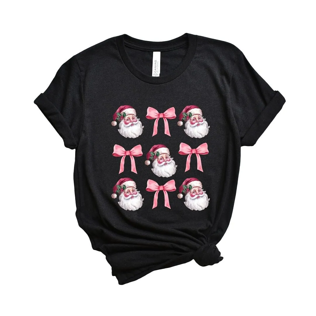 Coquette Santa Chart Short Sleeve Crewnneck Tee sold by Zulily product image thumbnail 2