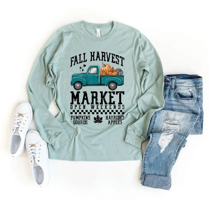 Fall Harvest Truck Long Sleeve Tee sold by Zulily
