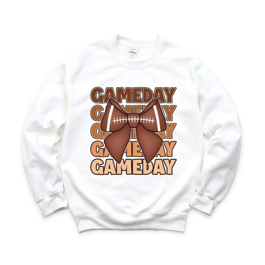 Coquette Football Game Day Sweatshirt sold by Zulily product image thumbnail 2
