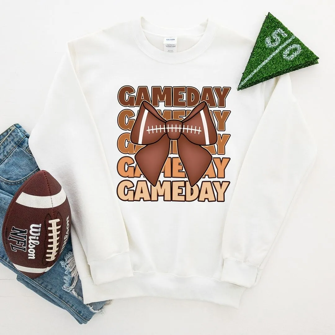 Coquette Football Game Day Sweatshirt sold by Zulily