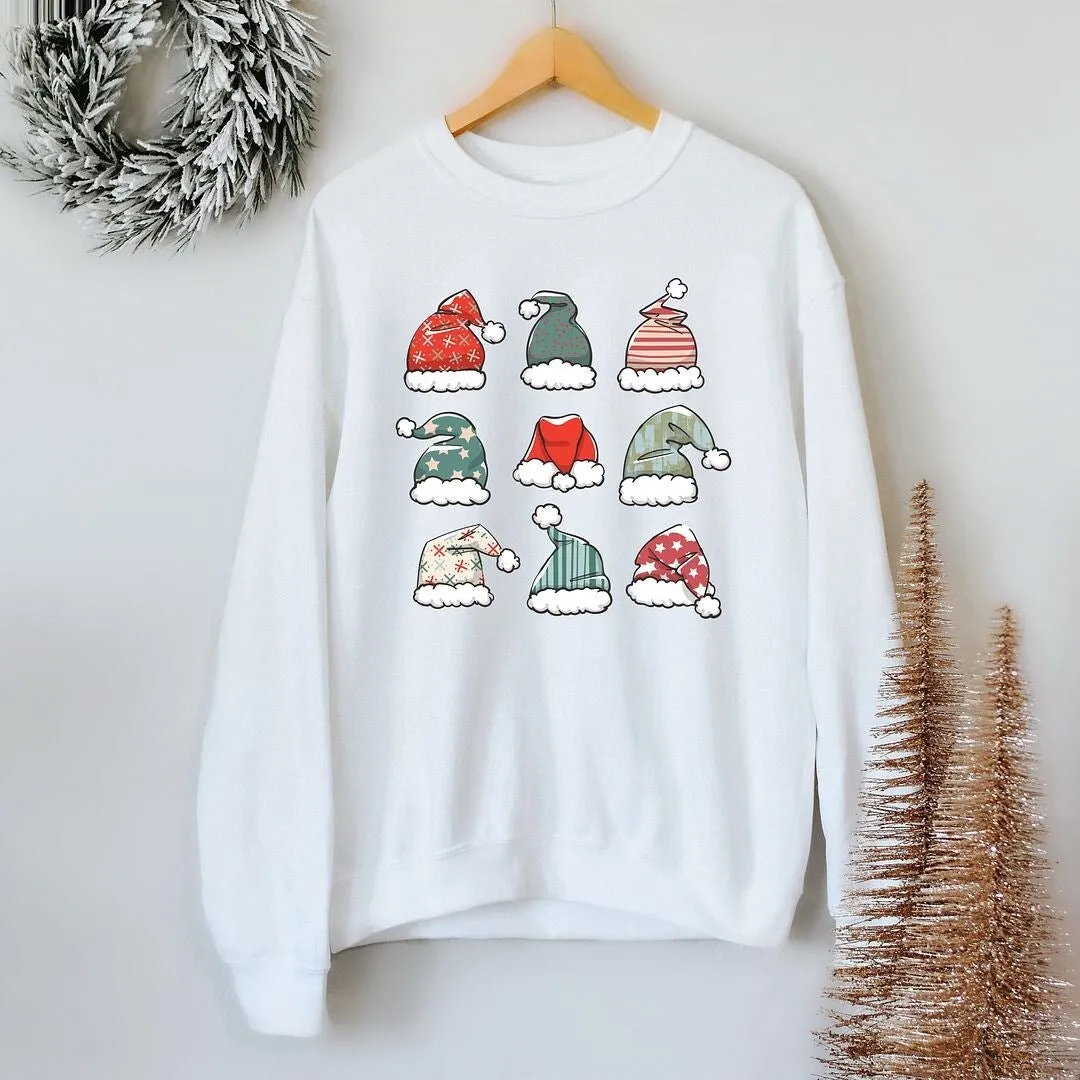 Santa Hat Chart Graphic Sweatshirt sold by Zulily