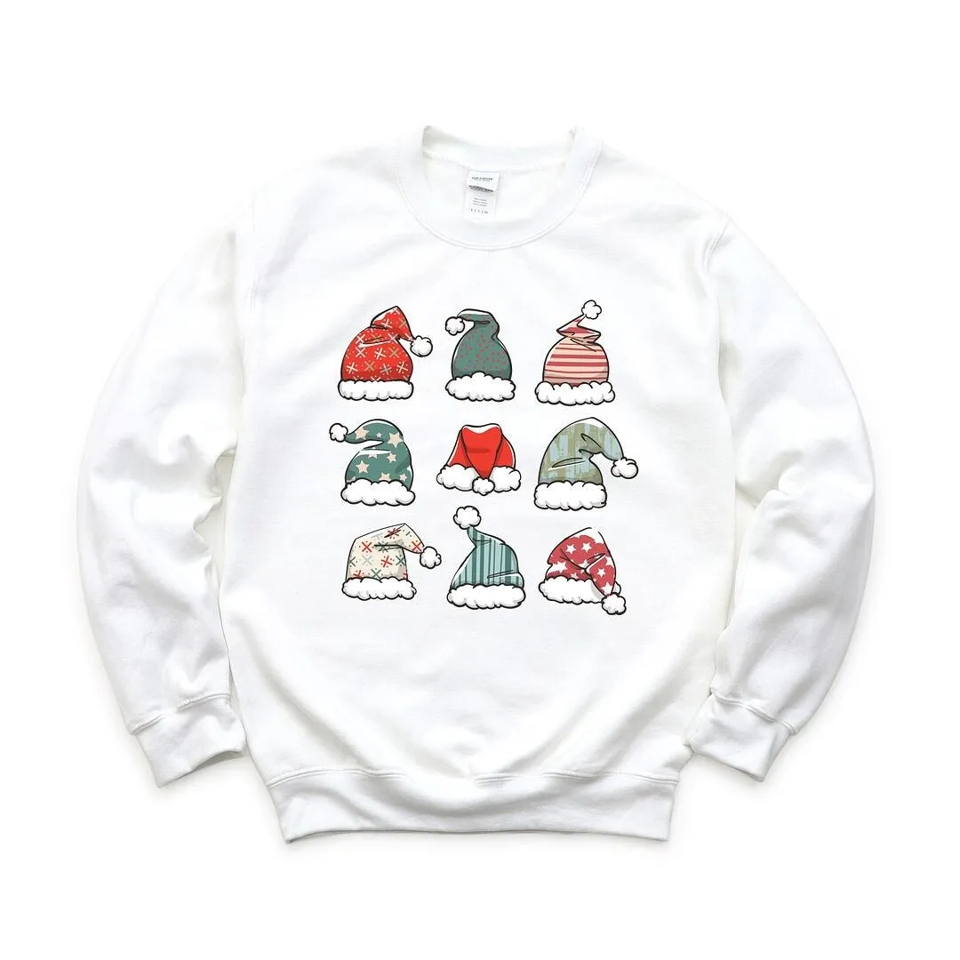 Santa Hat Chart Graphic Sweatshirt sold by Zulily product image thumbnail 2