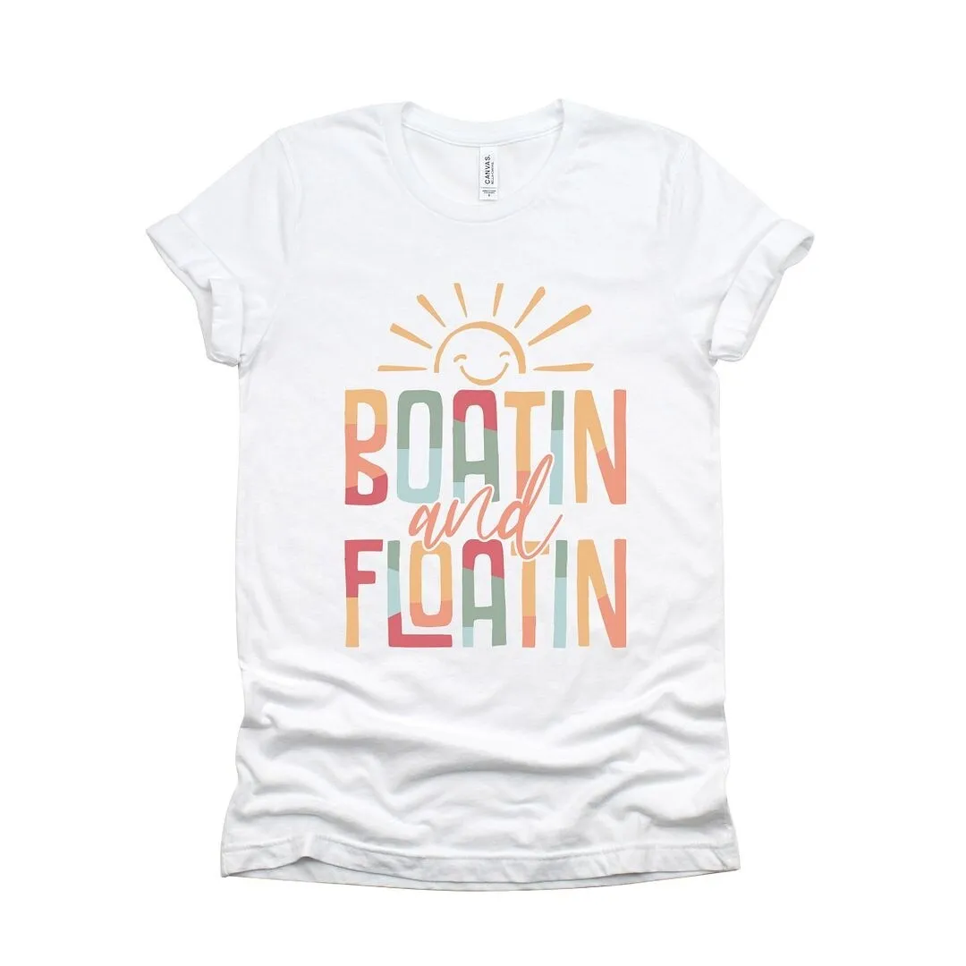 Boatin And Floatin Short Sleeve Crewnneck Tee sold by Zulily product image thumbnail 2