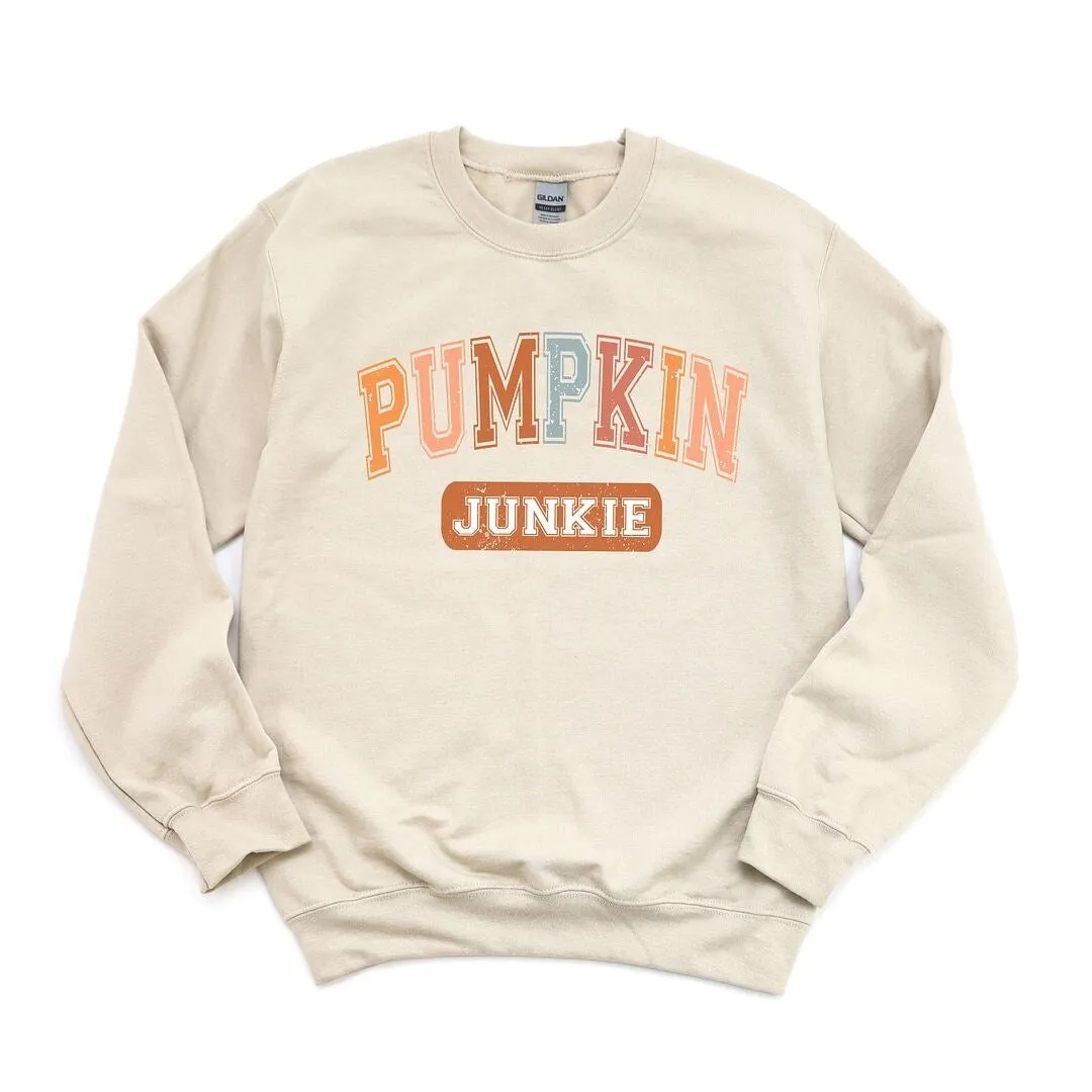 Varsity Pumpkin Junkie Sweatshirt sold by Zulily product image thumbnail 2