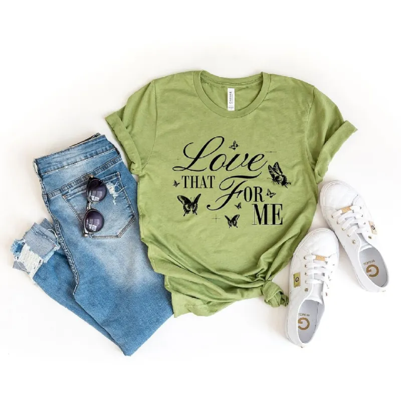 Love That For Me Short Sleeve Crewnneck Tee sold by Zulily
