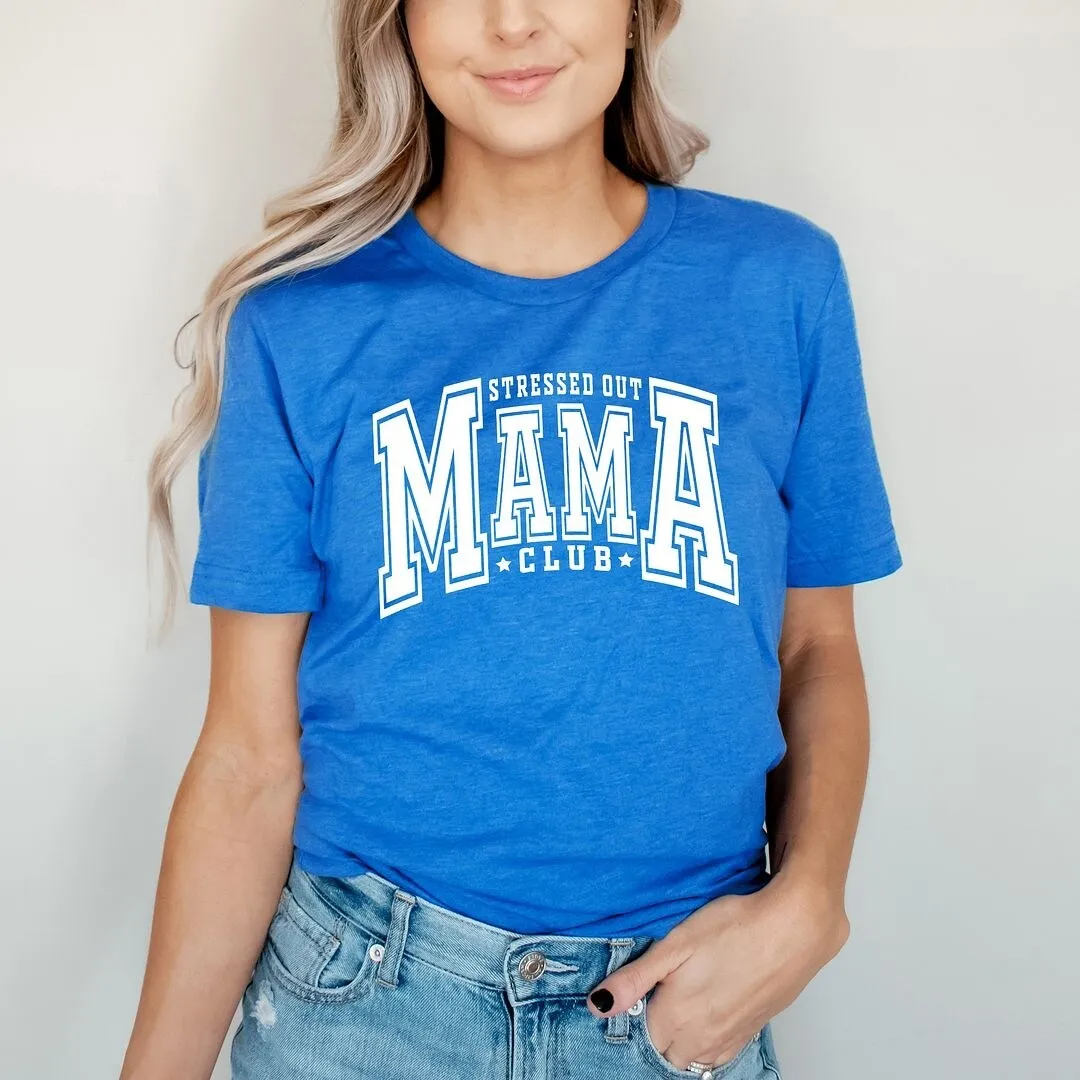 Stressed Out Mama Club Short Sleeve Crewnneck Tee sold by Zulily product image thumbnail 3