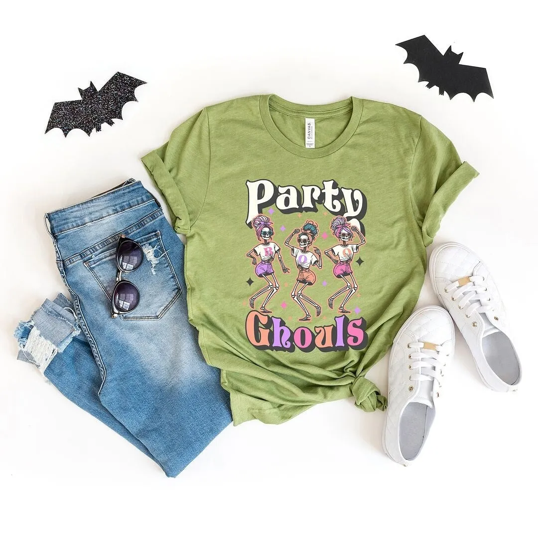 Party Ghouls Short Sleeve Crewnneck Tee sold by Zulily