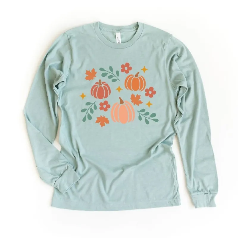 Pastel Pumpkins Long Sleeve Tee sold by Zulily