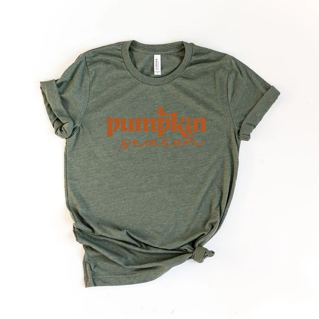 Pumpkin Season Cursive Short Sleeve Crewnneck Tee sold by Zulily product image thumbnail 2