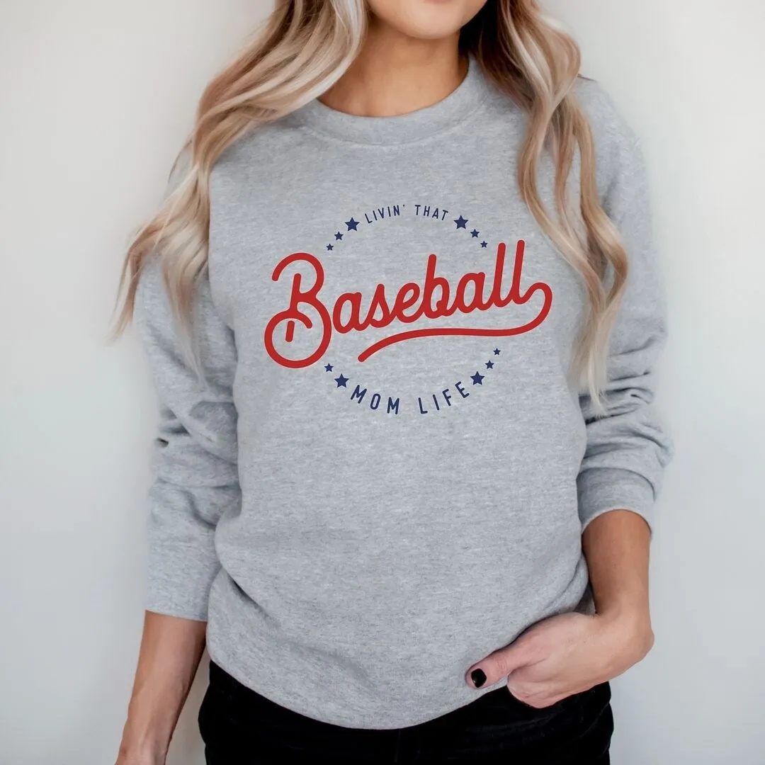 Livin' That Baseball Mom Life Graphic Sweatshirt sold by Zulily product image thumbnail 3