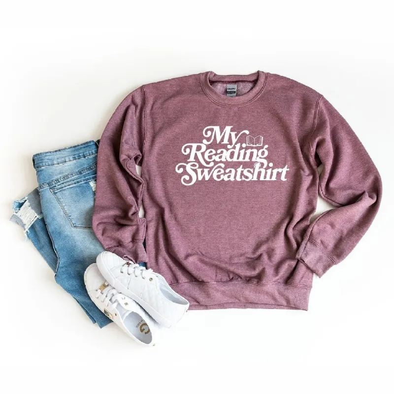 My Reading Sweatshirt Graphic Sweatshirt sold by Zulily