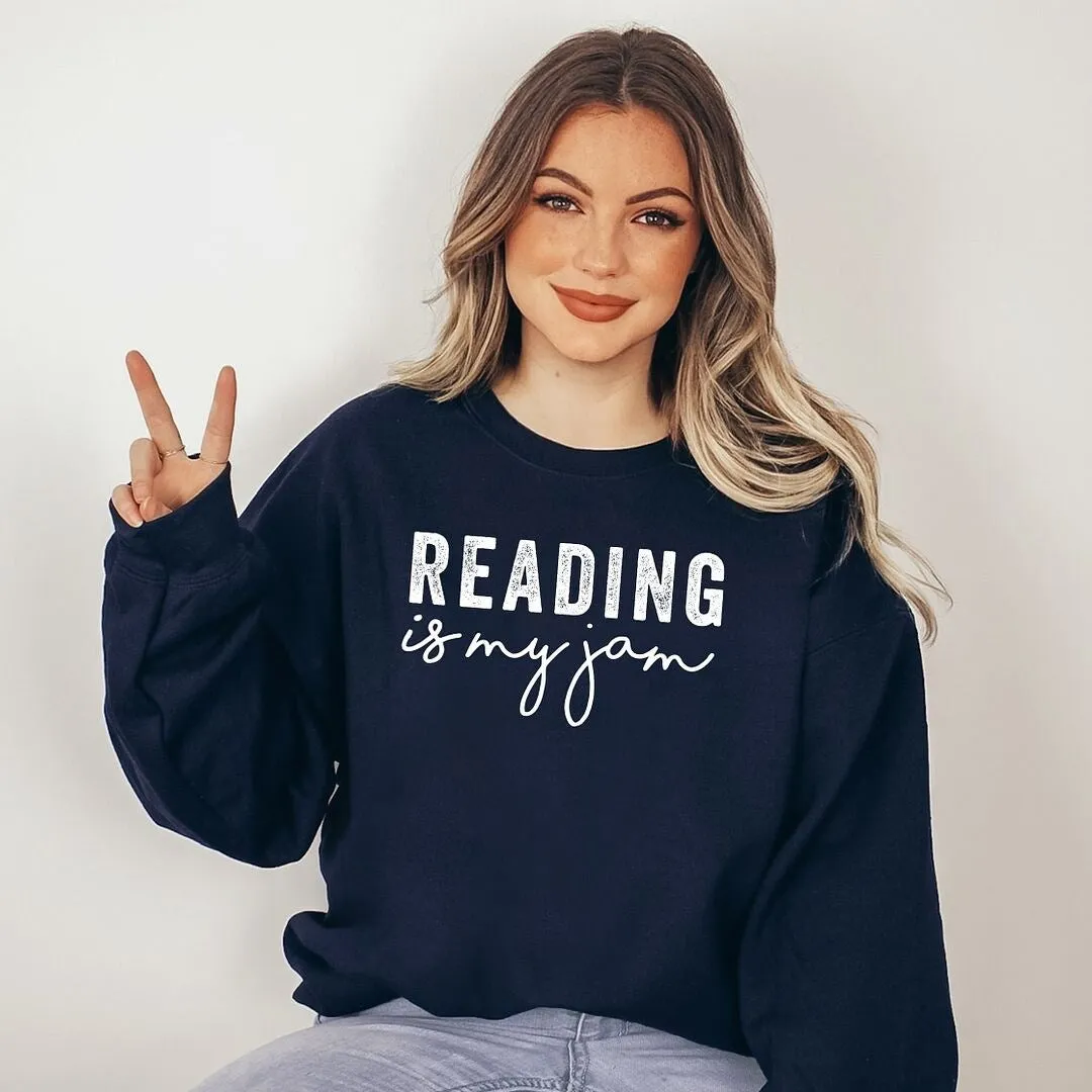 Reading Is My Jam Graphic Sweatshirt sold by Zulily product image thumbnail 3