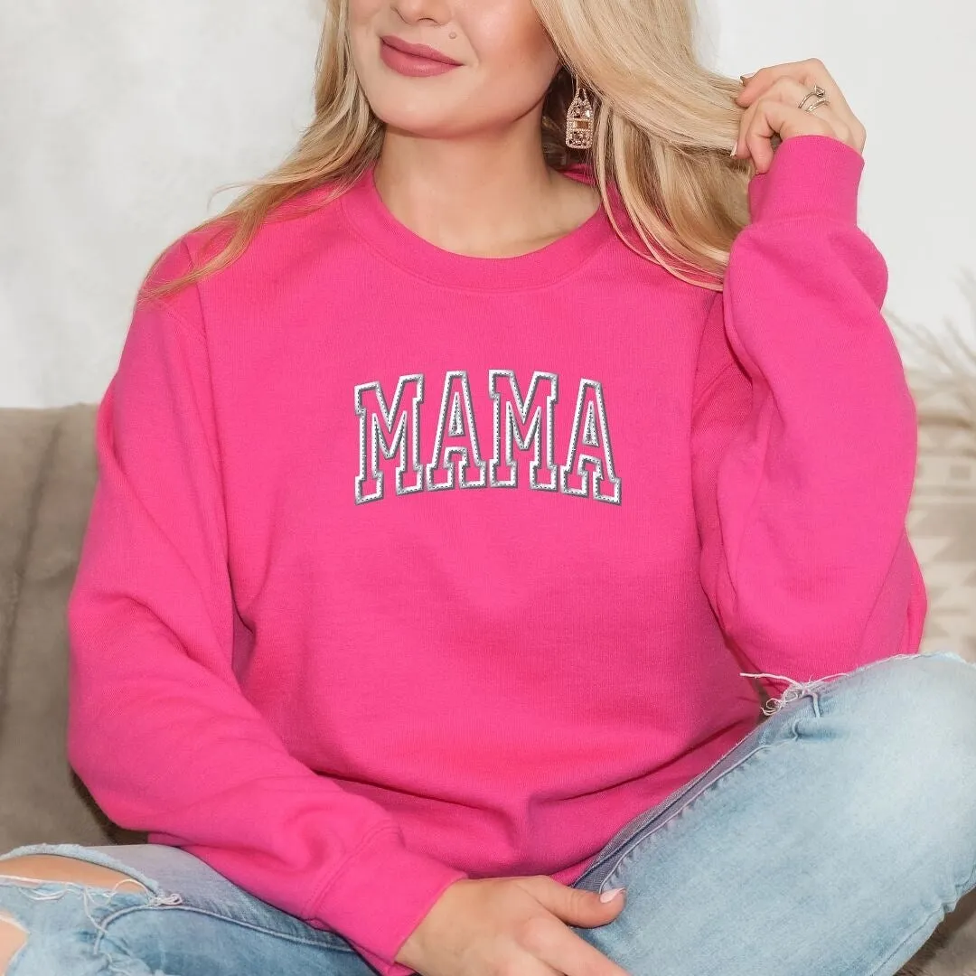 Embroidered Mama Arched Graphic Sweatshirt sold by Zulily product image thumbnail 3