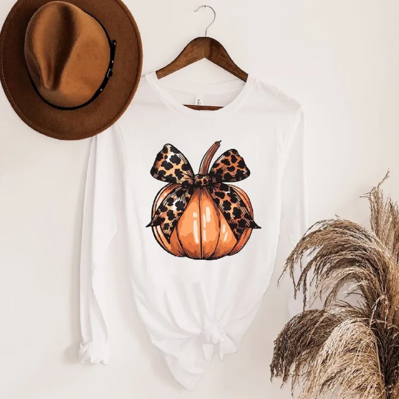 Coquette Fall Pumpkin Long Sleeve Tee sold by Zulily