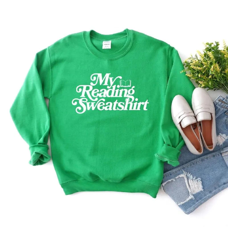 My Reading Sweatshirt Graphic Sweatshirt sold by Zulily