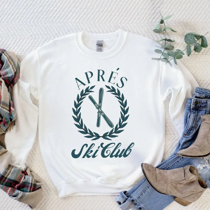 Apres Ski Club Graphic Sweatshirt sold by Zulily
