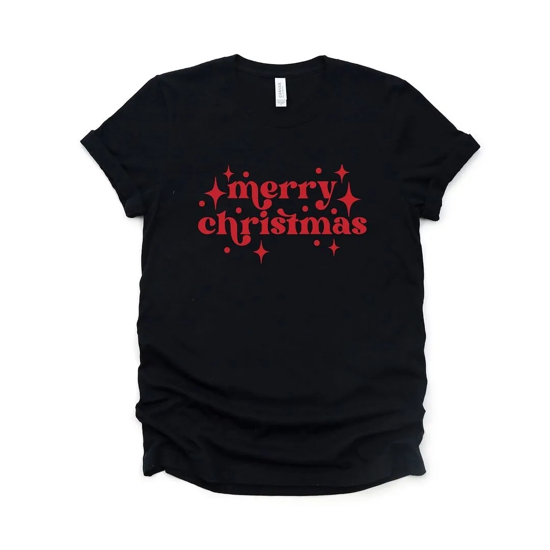 Whimsical Merry Christmas Short Sleeve Crewnneck Tee sold by Zulily product image thumbnail 2