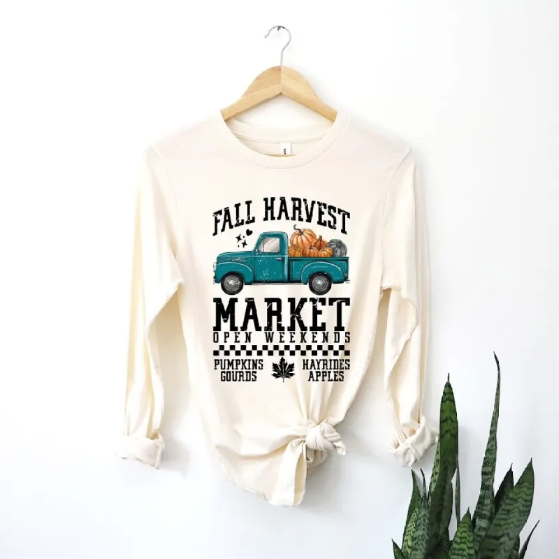 Fall Harvest Truck Long Sleeve Tee sold by Zulily