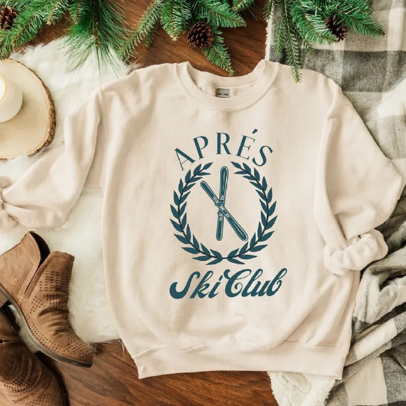 Apres Ski Club Graphic Sweatshirt sold by Zulily