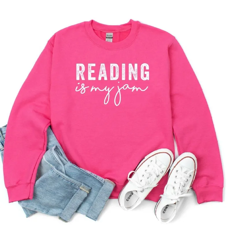 Reading Is My Jam Graphic Sweatshirt sold by Zulily