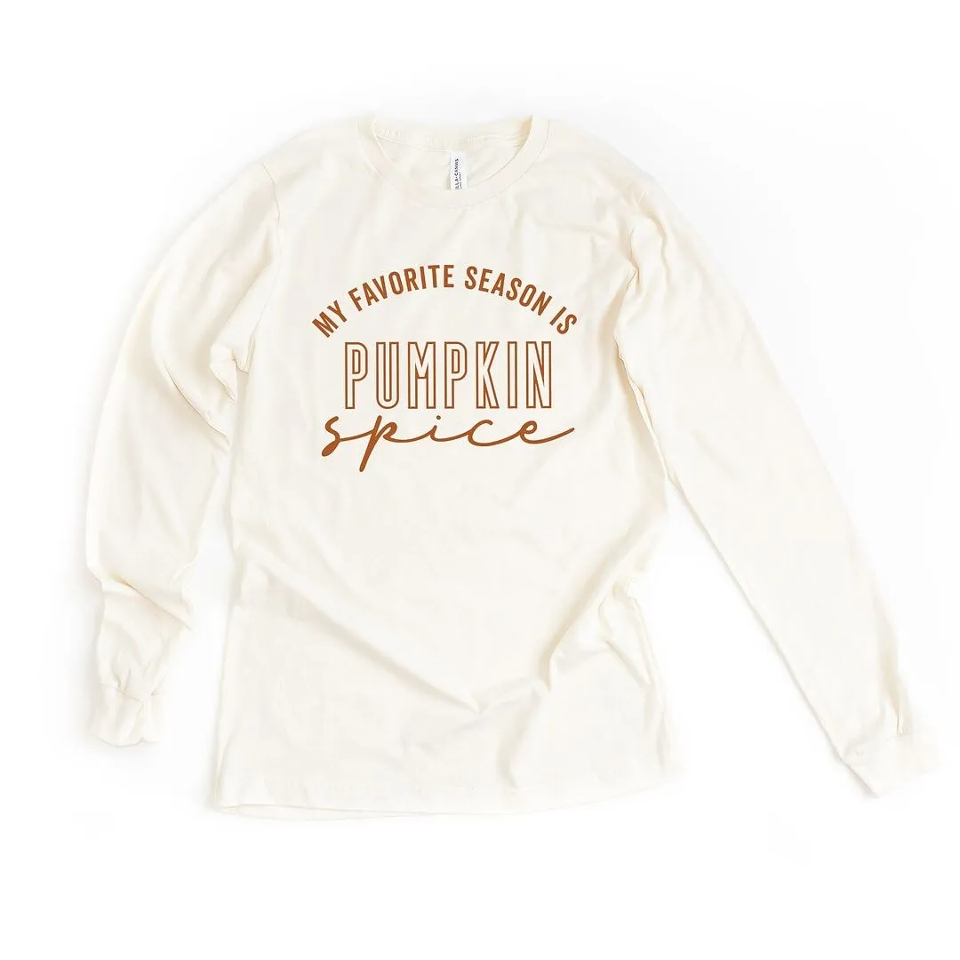 My Favorite Season Is Pumpkin Spice Long Sleeve Tee sold by Zulily product image thumbnail 2