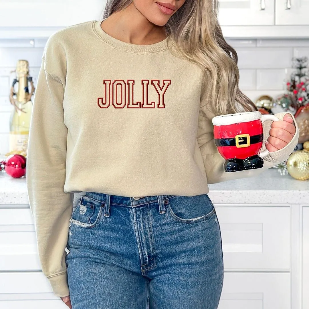 Embroidered Jolly Graphic Sweatshirt sold by Zulily product image thumbnail 3