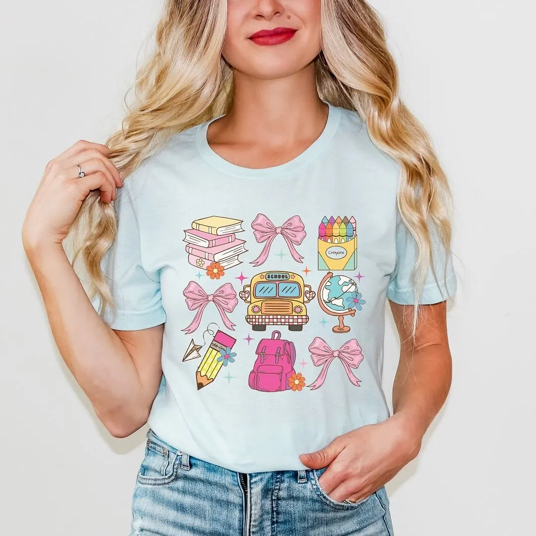 Coquette School Chart Short Sleeve Crewnneck Tee sold by Zulily product image thumbnail 3