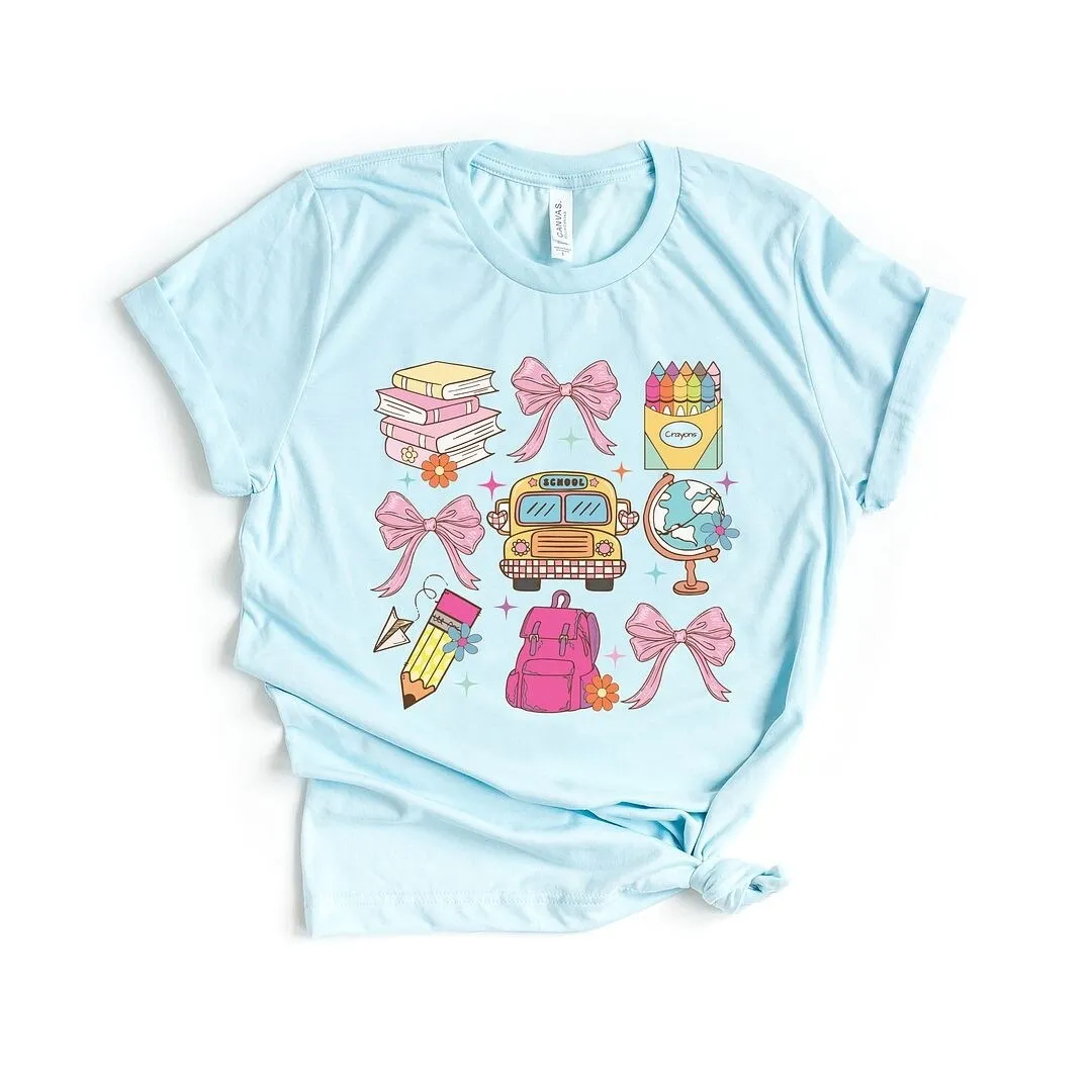 Coquette School Chart Short Sleeve Crewnneck Tee sold by Zulily product image thumbnail 2