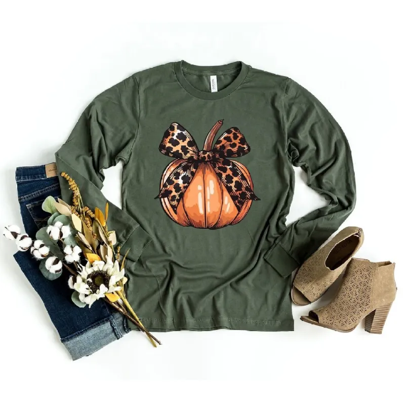 Coquette Fall Pumpkin Long Sleeve Tee sold by Zulily