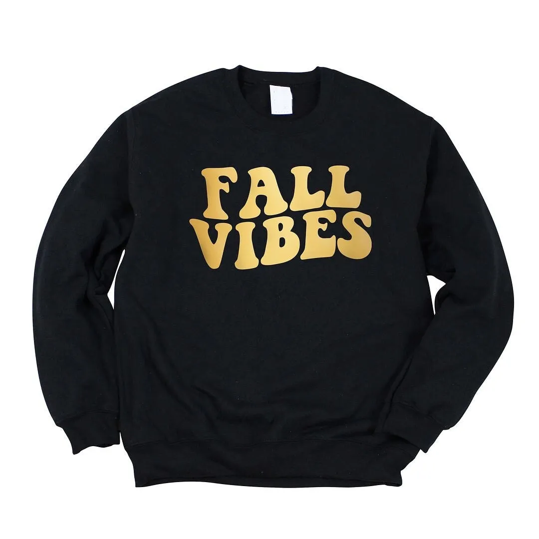 Fall Vibes Retro Puff Print Sweatshirt sold by Zulily