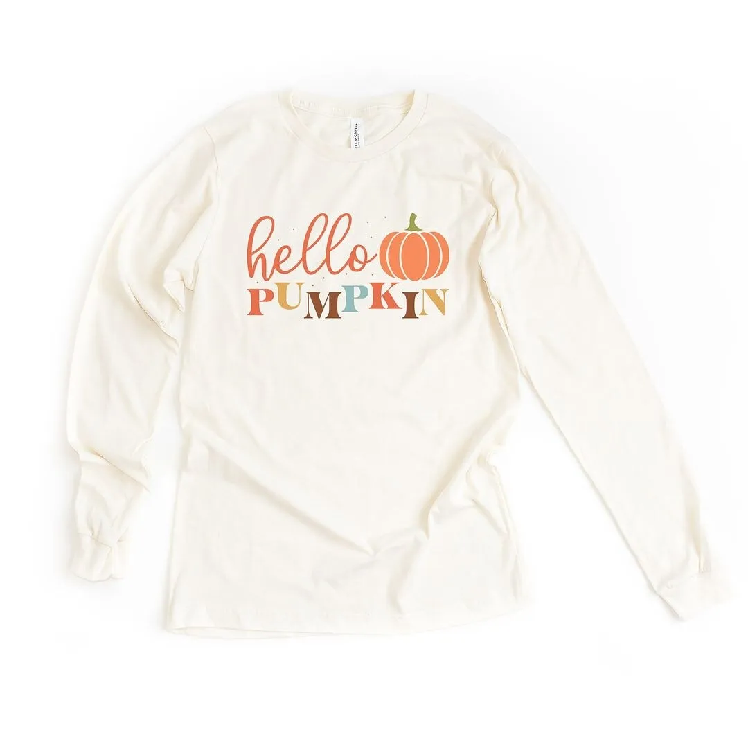 Cursive Hello Pumpkin Long Sleeve Tee sold by Zulily product image thumbnail 2