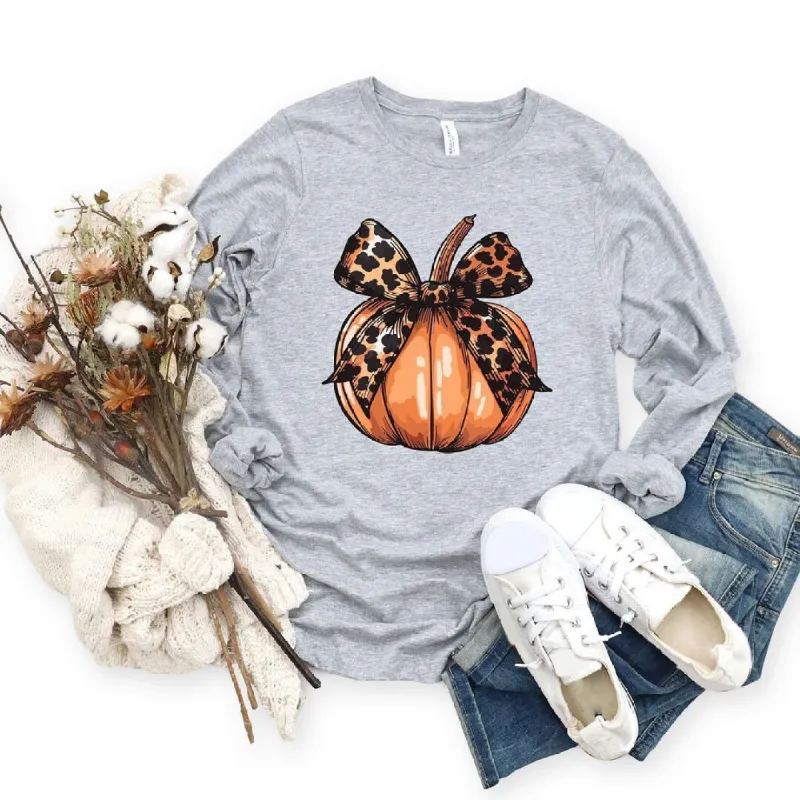 Coquette Fall Pumpkin Long Sleeve Tee sold by Zulily