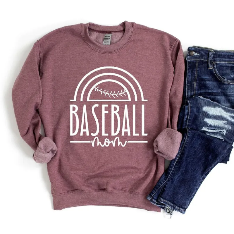 Baseball Mom Arch Graphic Sweatshirt sold by Zulily