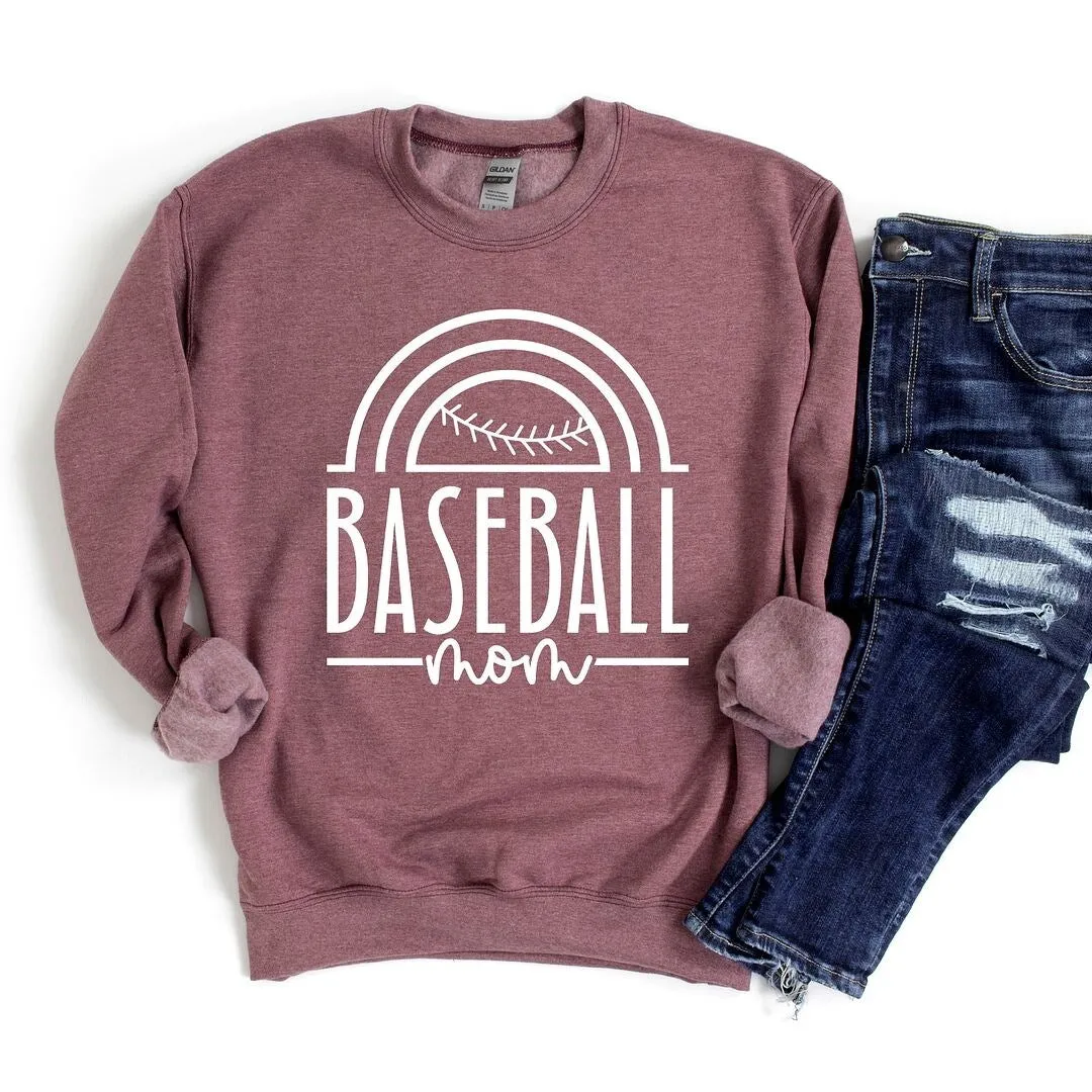 Baseball Mom Arch Graphic Sweatshirt sold by Zulily