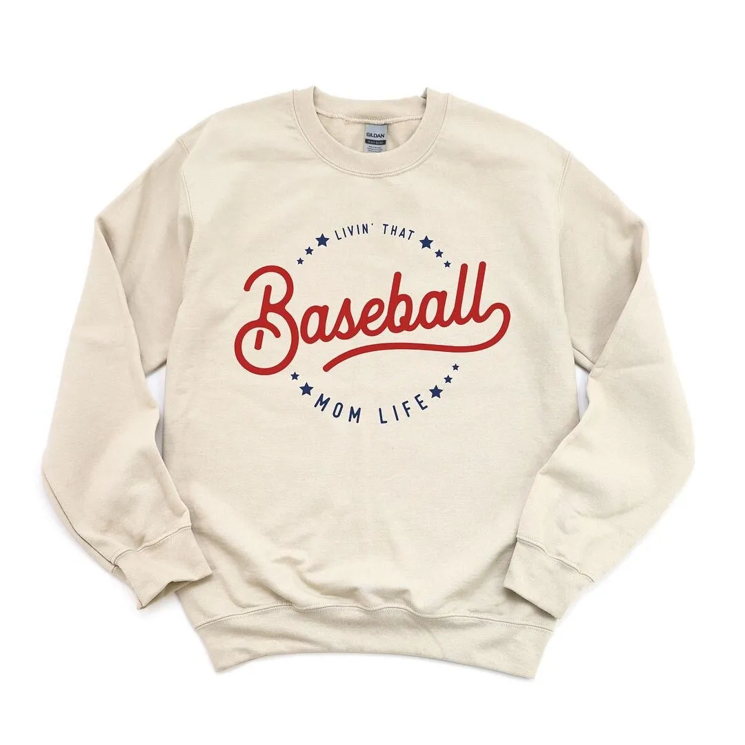 Livin' That Baseball Mom Life Graphic Sweatshirt sold by Zulily product image thumbnail 2