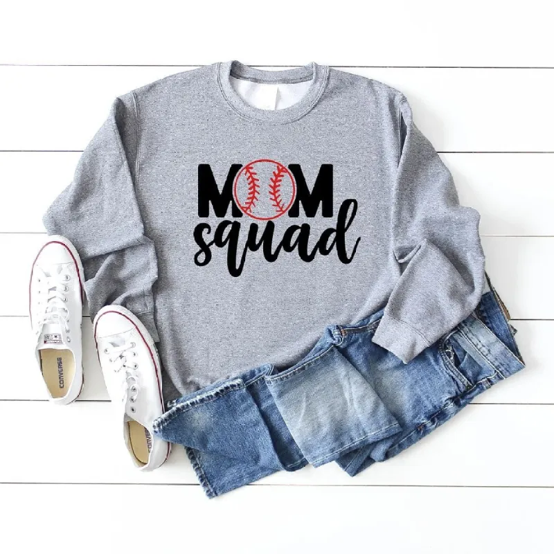 Mom Squad Baseball Graphic Sweatshirt sold by Zulily