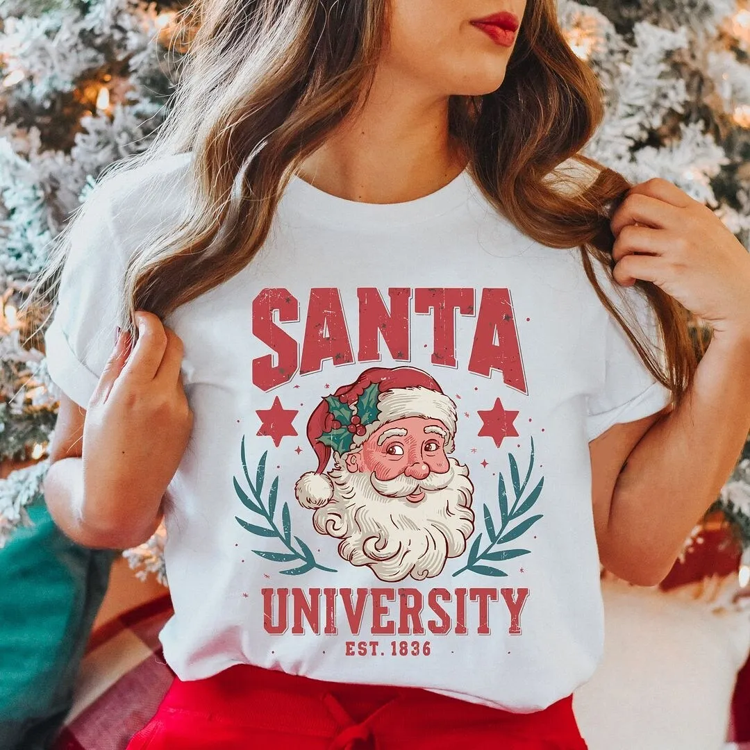 Vintage Santa University Short Sleeve Crewnneck Tee sold by Zulily product image thumbnail 3